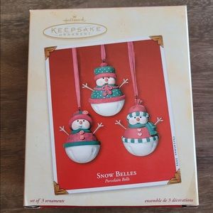 Hallmark Keepsake Ornaments Snow Belles Porcelain